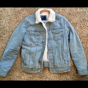 Denim Sherpa Jacket